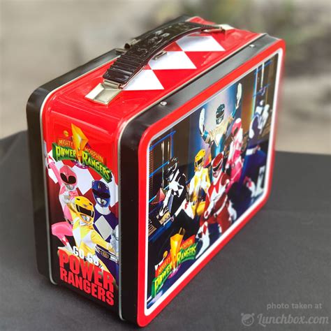 power rangers metal lunch box|power ranger lunch box.